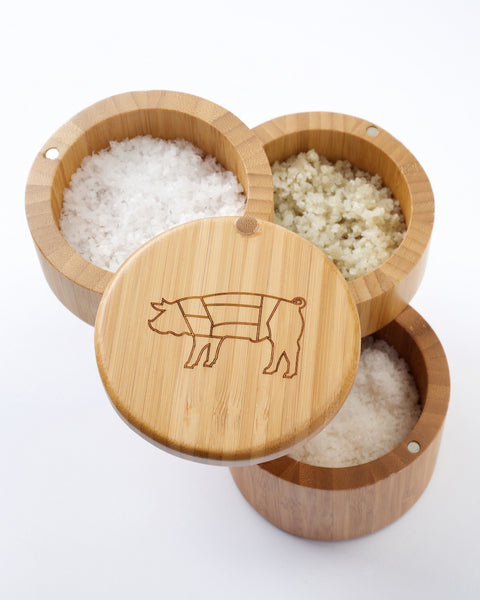 "In a Pinch" Three -Tier Ad Hoc Salt Cellar