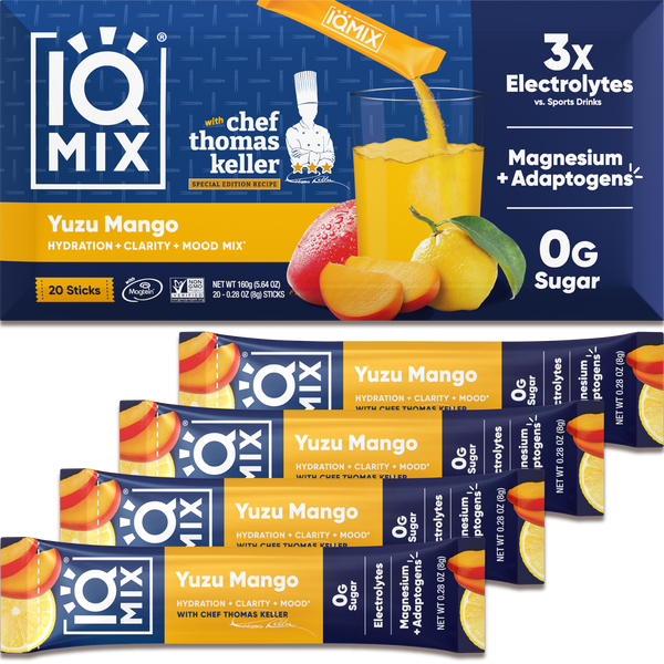 IQ MIX Yuzu Mango Mix Co-developed by Chef Thomas Keller (20 Sticks)