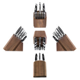 Thomas Keller Signature Collection by Cangshan - 17-Piece Knife Block Set with Walnut Block