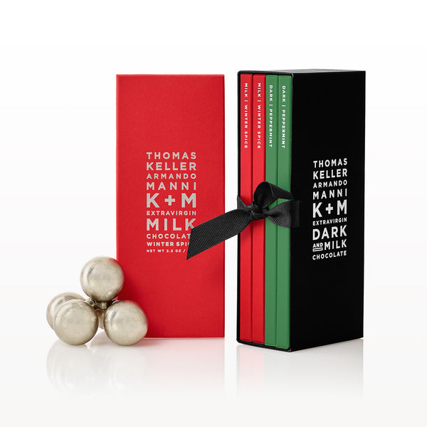 K+M Extravirgin Chocolate Winter Four-Pack Gift Box