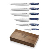 Thomas Keller Signature Collection by Cangshan - The French Laundry Blue Color Special Edition 6-Piece Knife Set